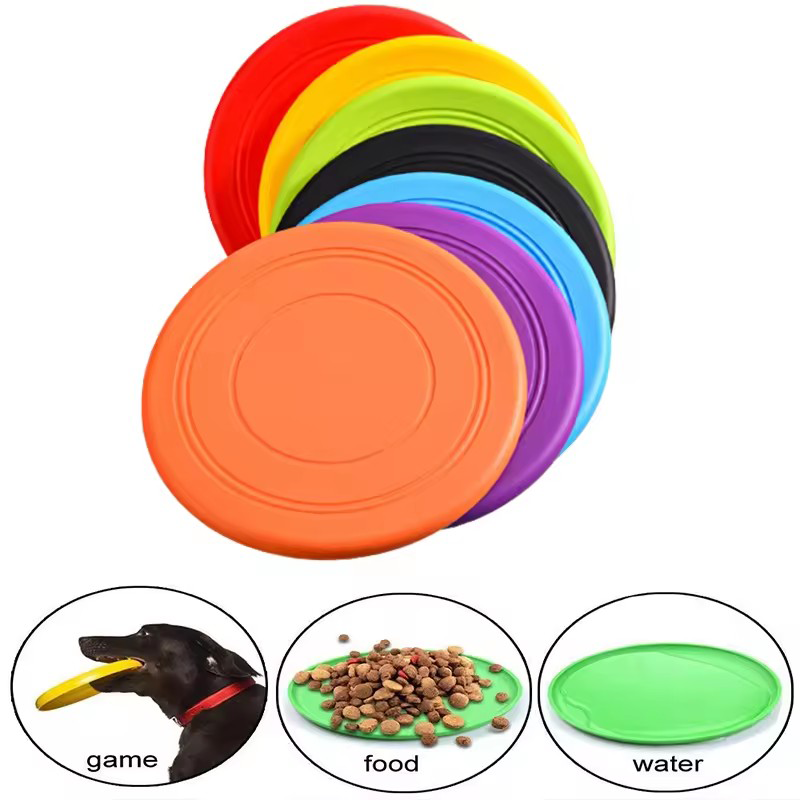 Frisbee Freestyle Disc - Brinquedo Durável e Mastigável para Treinamento