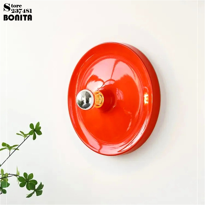 Frisbee Freestyle Disc - Luminária de Parede Estilo Italiano com