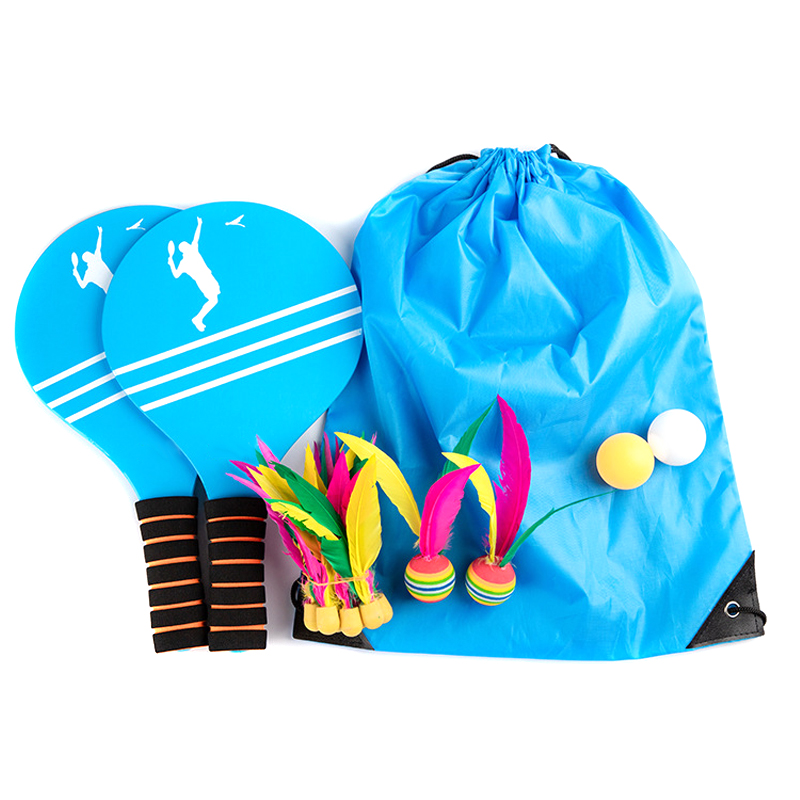 Badminton Set Garden - Beach Tennis and Badminton Racket Set,