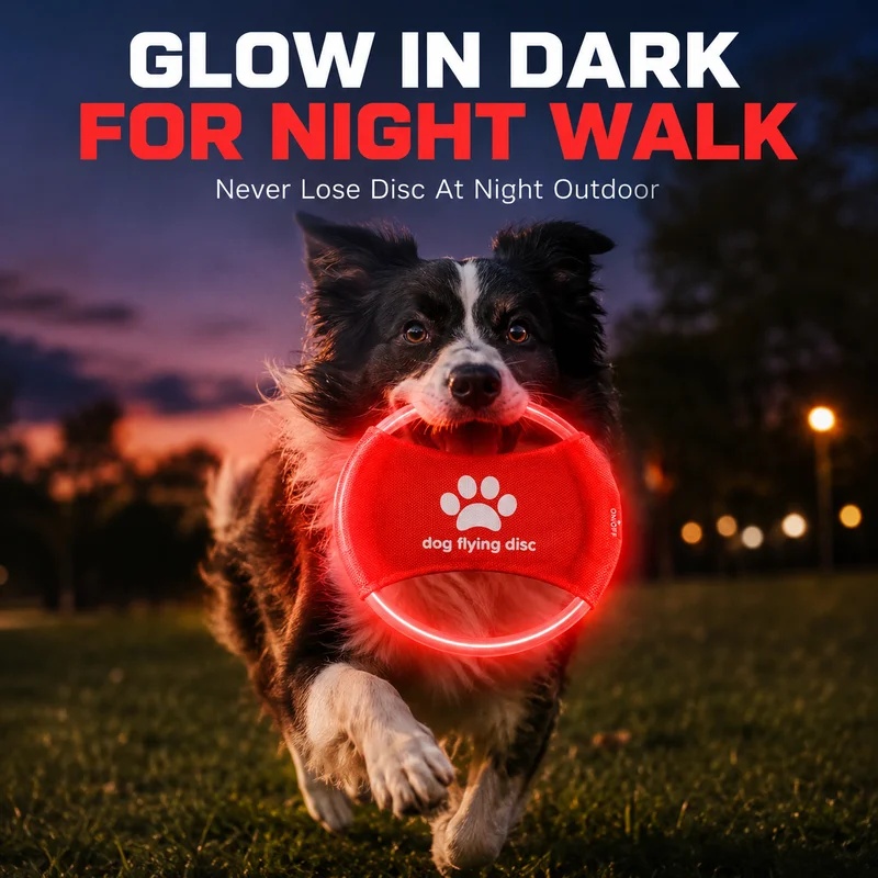 Disco Voador LED para Cães, Re - Frisbee Freestyle Disc avaliação e preço