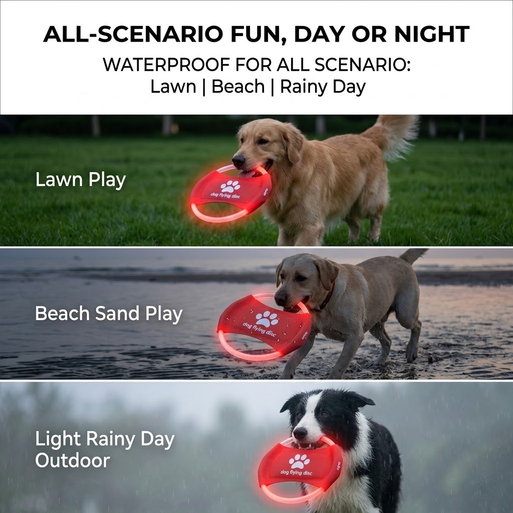 Disco Voador LED para Cães, Re - Frisbee Freestyle Disc avaliação e preço